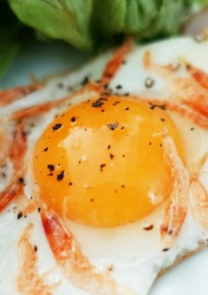 桜えびの目玉焼き-レシピのメイン写真
