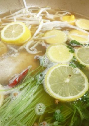 レモン鍋　ピリ辛風　（シメにラーメン）-レシピのメイン写真