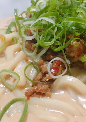ごま豆乳坦々うどん-レシピのメイン写真