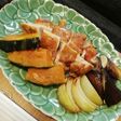 オイスターマヨ漬チキンと野菜のオーブン焼