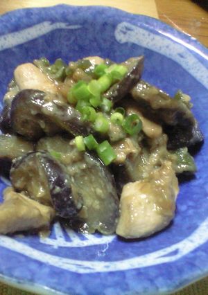 なすと鶏肉のこってりみそ炒め-レシピのメイン写真