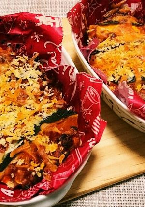 ホクホクカボチャのミートソース焼き♪-レシピのメイン写真