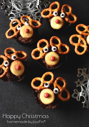 クリスマス♪トナカイカップケーキ-レシピのメイン写真