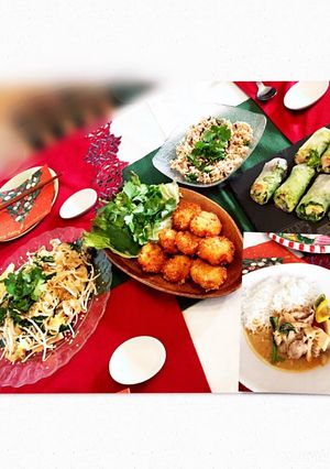 クリスマスディナー　　タイ料理友達編-レシピのメイン写真