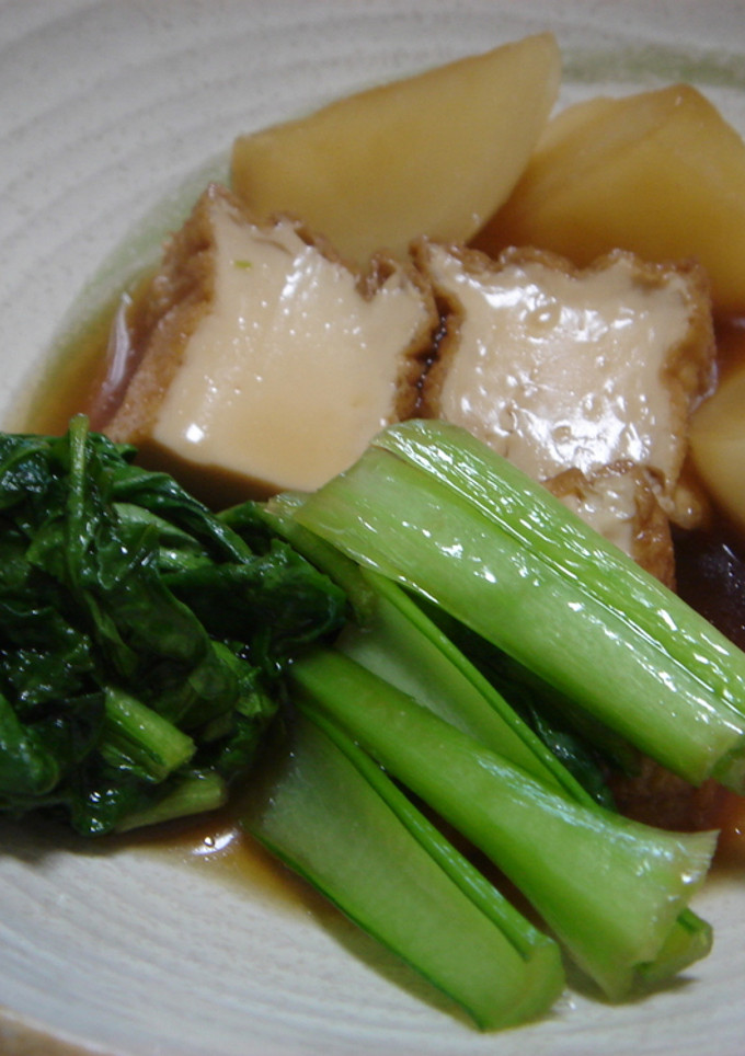 かぶと絹生揚げの煮物♪-レシピのメイン写真