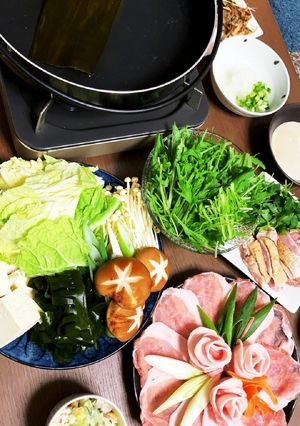 豚 しゃぶしゃぶ 鍋-レシピのメイン写真