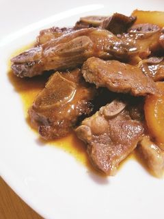 豚スペアリブの甘辛煮-レシピのメイン写真