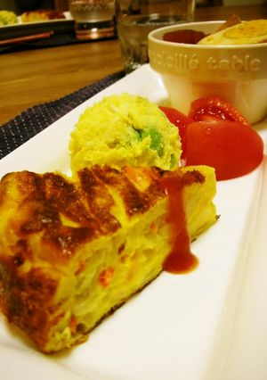 スパニッシュオムレツ-レシピのメイン写真