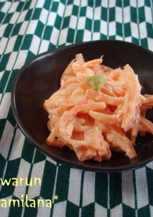 にんじんのサラダ☆明太子でおつまみ風-レシピのメイン写真