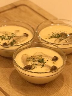 ヘルシオのオーブンで簡単!洋風茶碗蒸し-レシピのメイン写真