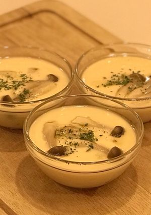 ヘルシオのオーブンで簡単！洋風茶碗蒸し-レシピのメイン写真