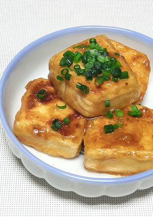 もっちりチヂミ粉で、揚げない揚げ出し豆腐-レシピのメイン写真