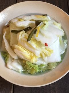 柚子入り白菜の一夜漬け-レシピのメイン写真