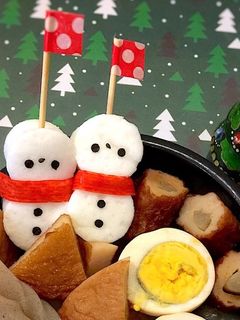雪だるま☆はんぺん☆お鍋♩おでん♩キャラ-レシピのメイン写真
