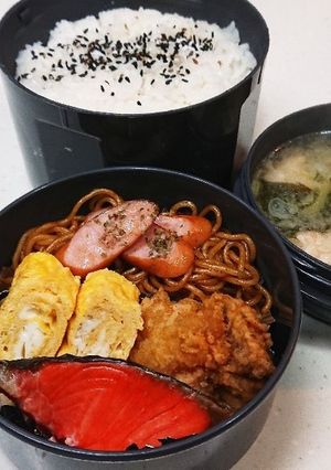 18/12/24ダンナ弁当-レシピのメイン写真