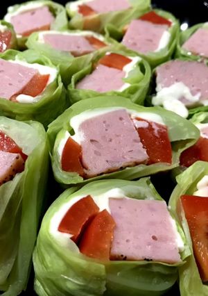 レンジで簡単！お歳暮ハムのキャベツ巻-レシピのメイン写真