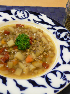 レンズ豆の野菜スープ-レシピのメイン写真