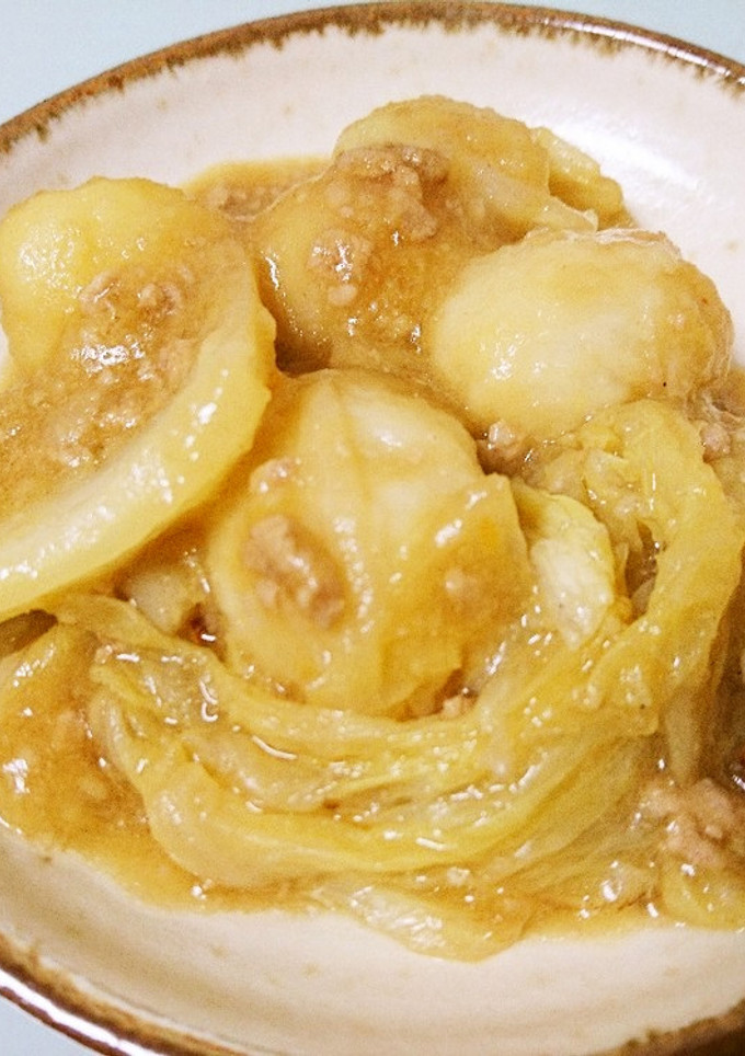 ひき肉と里芋と白菜のとろとろ煮物-レシピのメイン写真