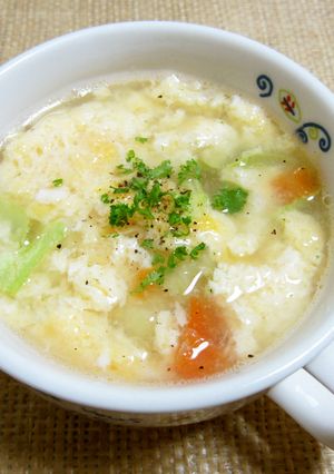 ふわふわ卵スープ-レシピのメイン写真