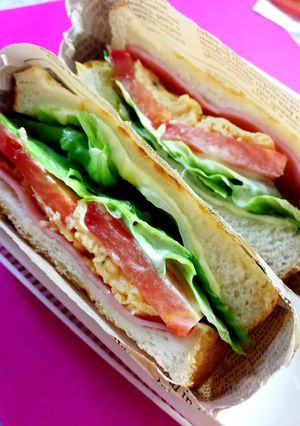 旦那が結婚を決めたホットサンドイッチ♡-レシピのメイン写真