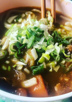 超簡単♪おいしい学食カレーうどん♪-レシピのメイン写真