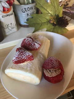 真っ白なロールケーキ-レシピのメイン写真