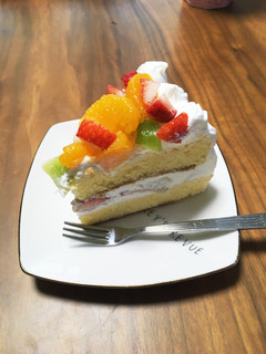 【簡単】フルーツデコレーションケーキ-レシピのメイン写真