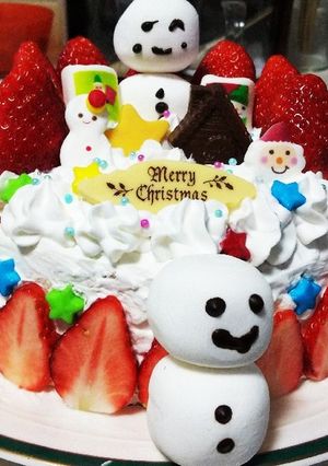 クリスマスケーキ☃︎-レシピのメイン写真