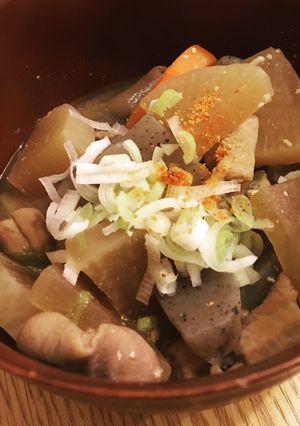 日曜のお父さんレシピ『モツ煮』-レシピのメイン写真