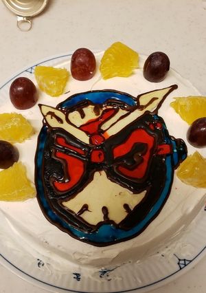 仮面ライダージオウ　ケーキ-レシピのメイン写真
