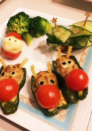 子ども喜ぶクリスマスプレート-レシピのメイン写真