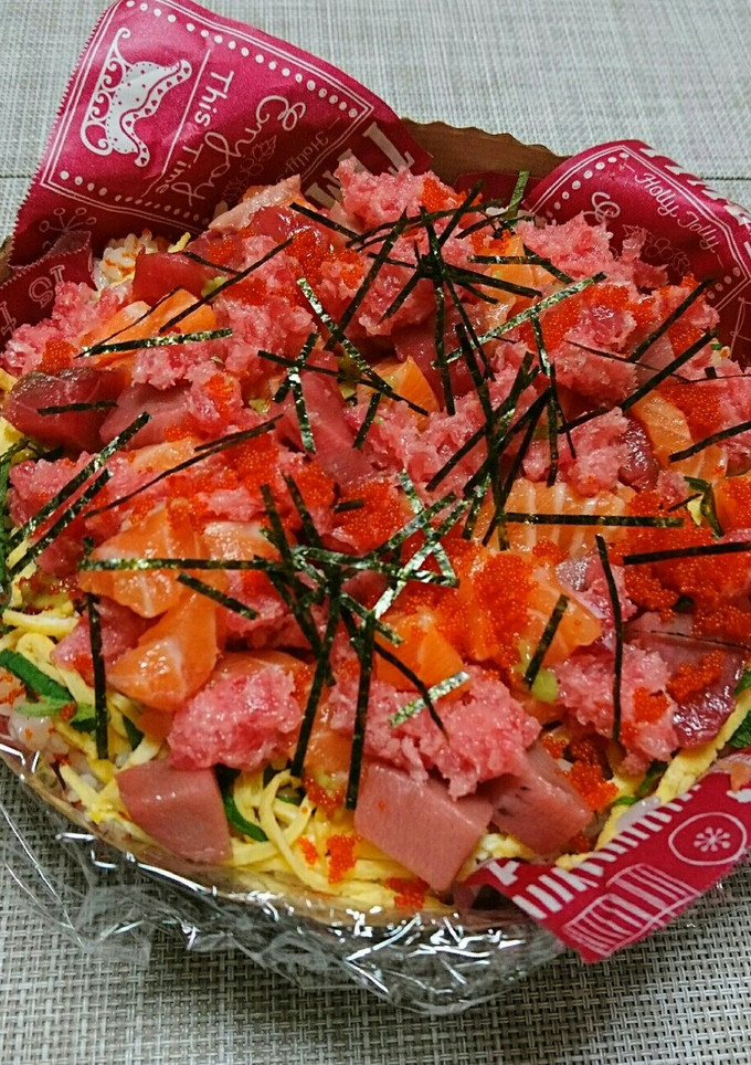 海鮮ケーキ寿司-レシピのメイン写真