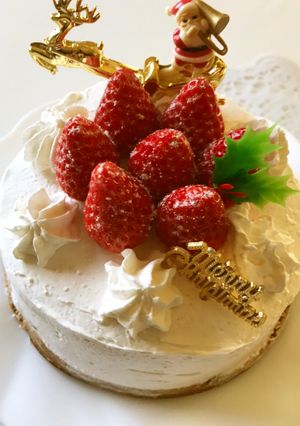 千円以内で作れちゃうクリスマスケーキ-レシピのメイン写真