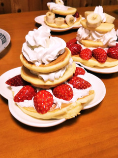 ホットケーキでクリスマス-レシピのメイン写真