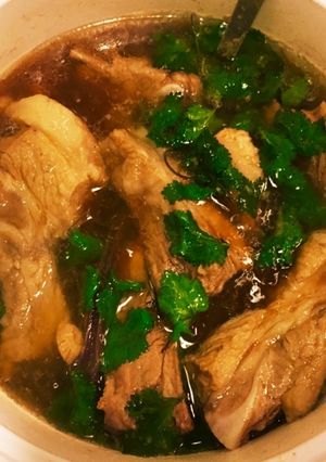 炖排骨(簡単中華スペアリブ煮込み)-レシピのメイン写真