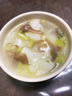 かぶとキクラゲの鶏白スープ-レシピのメイン写真