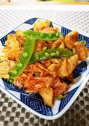 茹でホルモンのキムチ炒め-レシピのメイン写真
