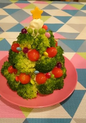 ポテサラクリスマスツリー❤ミニ❤-レシピのメイン写真