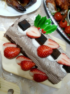 お手軽クリスマスケーキ-レシピのメイン写真