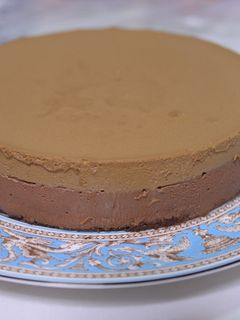 コーヒーババロアとチョコムースのケーキ-レシピのメイン写真