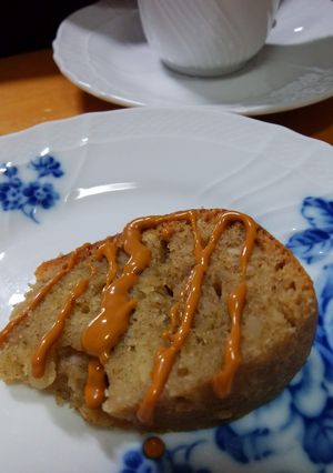 デコれる♪炊飯器でキャラメルバナナケーキ-レシピのメイン写真