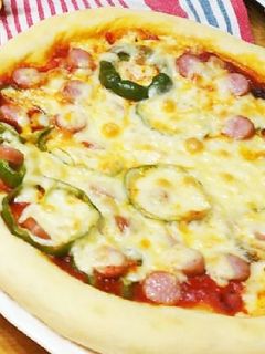 薄力粉多めでふわふわもちもちピザ生地!冬-レシピのメイン写真