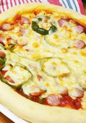 薄力粉多めでふわふわもちもちピザ生地！冬-レシピのメイン写真
