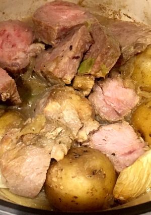 無水鍋で煮豚（塩煮）-レシピのメイン写真
