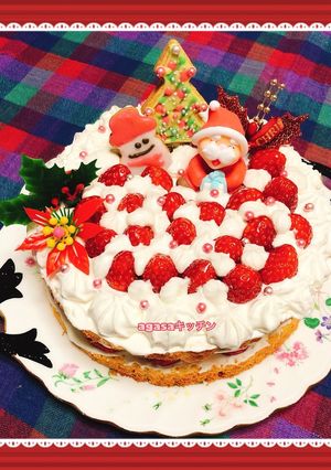 クリスマスケーキ2018いちごショート♪-レシピのメイン写真