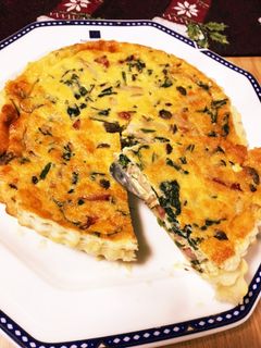 ほうれん草としめじのキッシュ-レシピのメイン写真