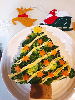 ポテトサラダでクリスマスツリー-レシピのメイン写真