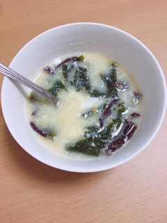 ワカメときくらげの卵スープ-レシピのメイン写真