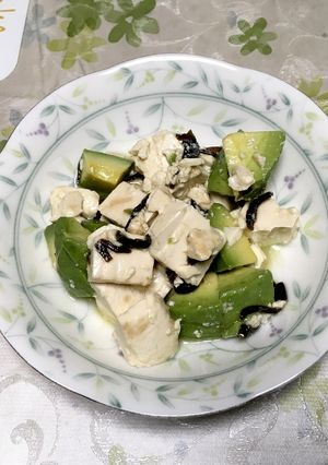 アボカドと豆腐の時短サラダ-レシピのメイン写真