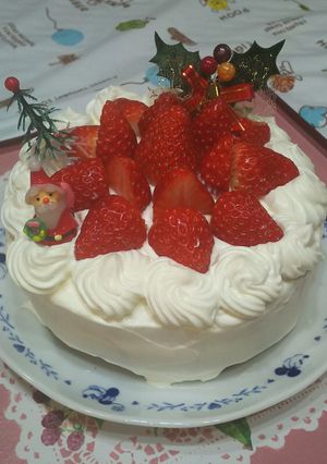 2018/12/24クリスマスケーキ-レシピのメイン写真